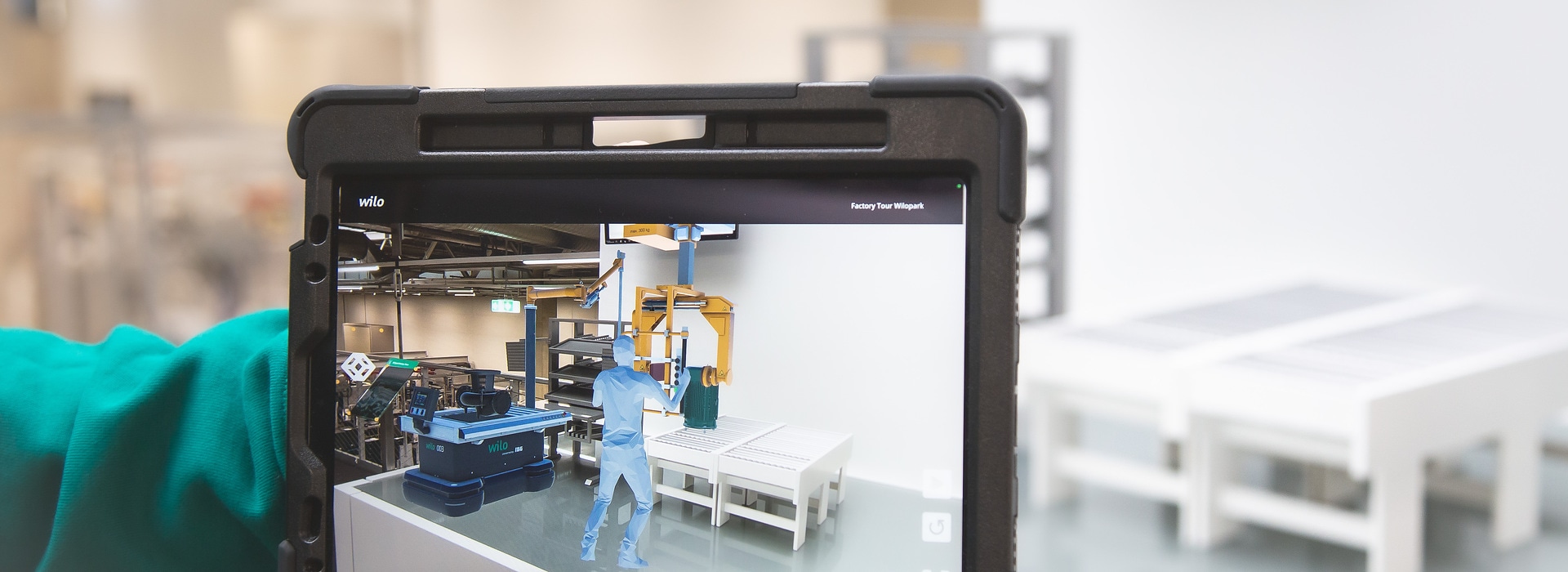 Factory Tour Wilopark Augmented Reality